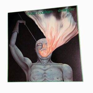 Bruce Cockburn Stealing Fire 12x12 Promo Flat Poster Display Vintage 1980s Rock